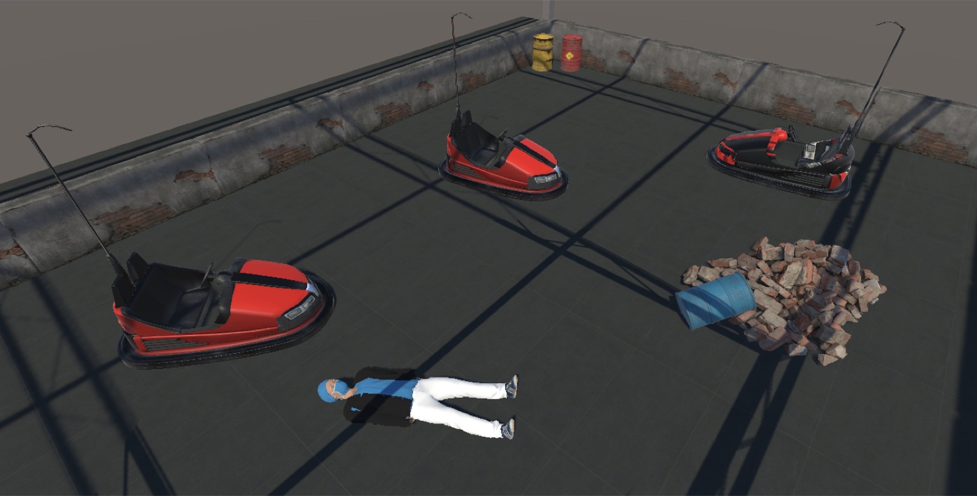 Bumper cars environment